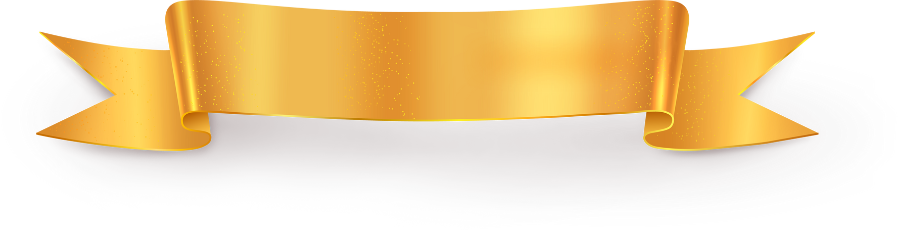 Illustration of Gold Festive Paper Scroll Banner