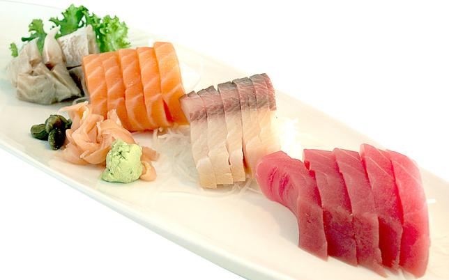 Seafood on White Background